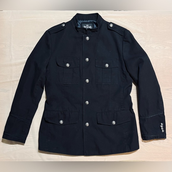 Express Peacoat Officer Military Jacket Size Medium Men's